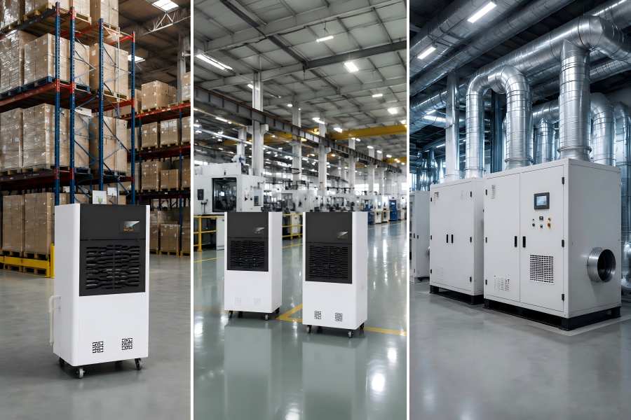 Industrial Dehumidifier for Factory or Warehouse Applications