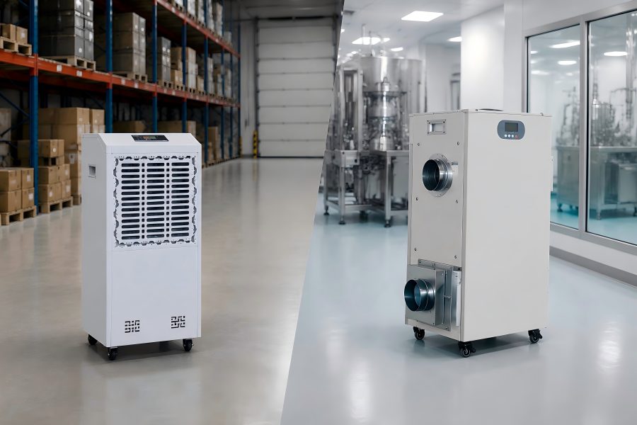 Refrigerant and Desiccant Dehumidifier