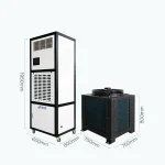 HSJ-12 Constant Temperature and Humidity Chamber Dimensions