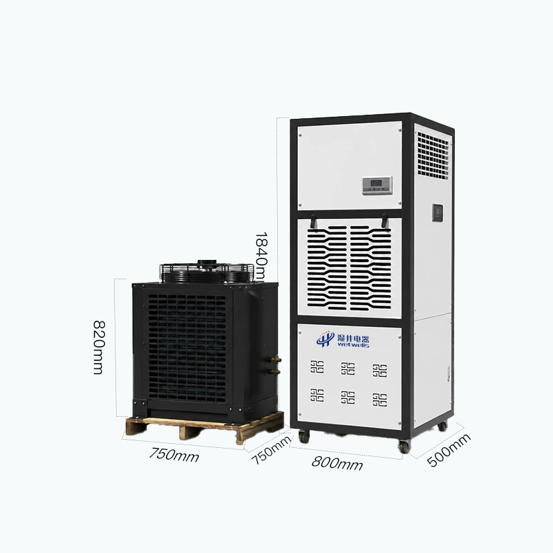 MCH-10 Temperature Controlled Dehumidifier Dimensions