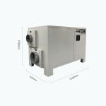 MCH-1000XF-02 Rotary Desiccant Dehumidifier Dimensions