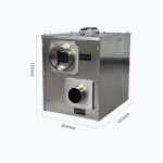 MCH-100XF-01 Rotary Desiccant Dehumidifier Dimensions