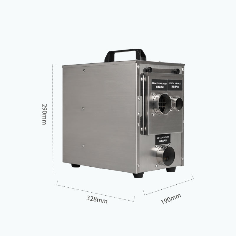 MCH-100XF-01 Rotary Desiccant Dehumidifier Dimensions