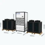 MCH-20CW Cooling Dehumidifier Dimensions