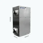 MCH-400 Rotary Desiccant Dehumidifier Dimensions