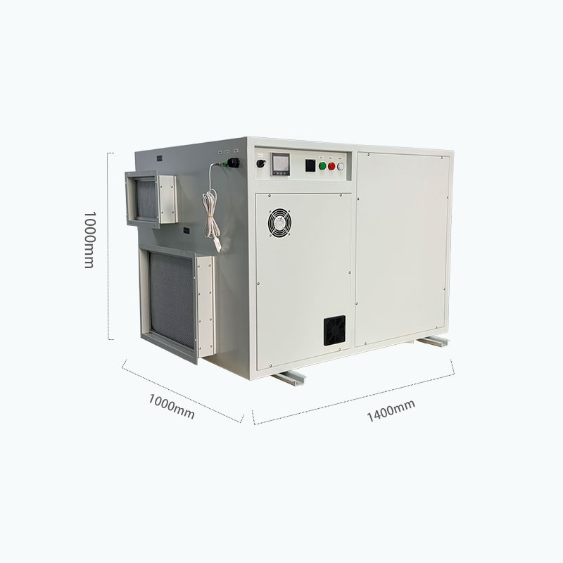 MCH-4500XF-01 Rotary Desiccant Dehumidifier Dimensions