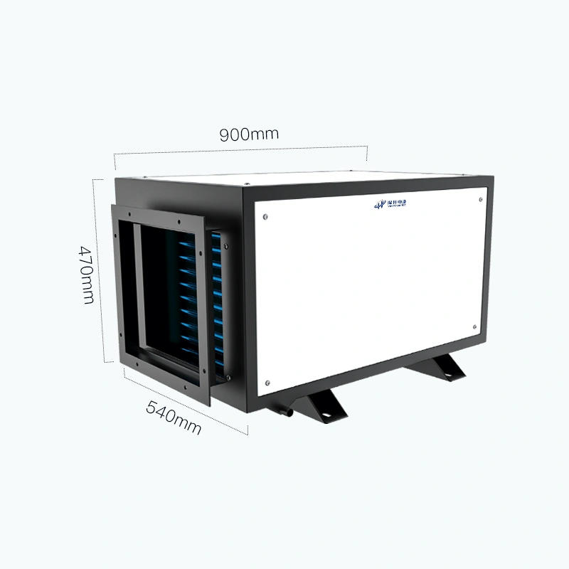 MCH-5.7G Ceiling-Mounted Dehumidifier Dimensions