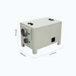 MCH-750XF-01 Rotary Desiccant Dehumidifier Dimensions