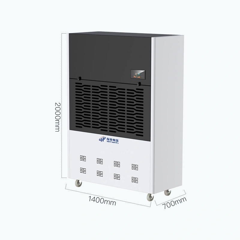 MCH-7580B Industrial Dehumidifier Dimensions