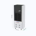 MCH-7SW Heating Dehumidifier Dimensions