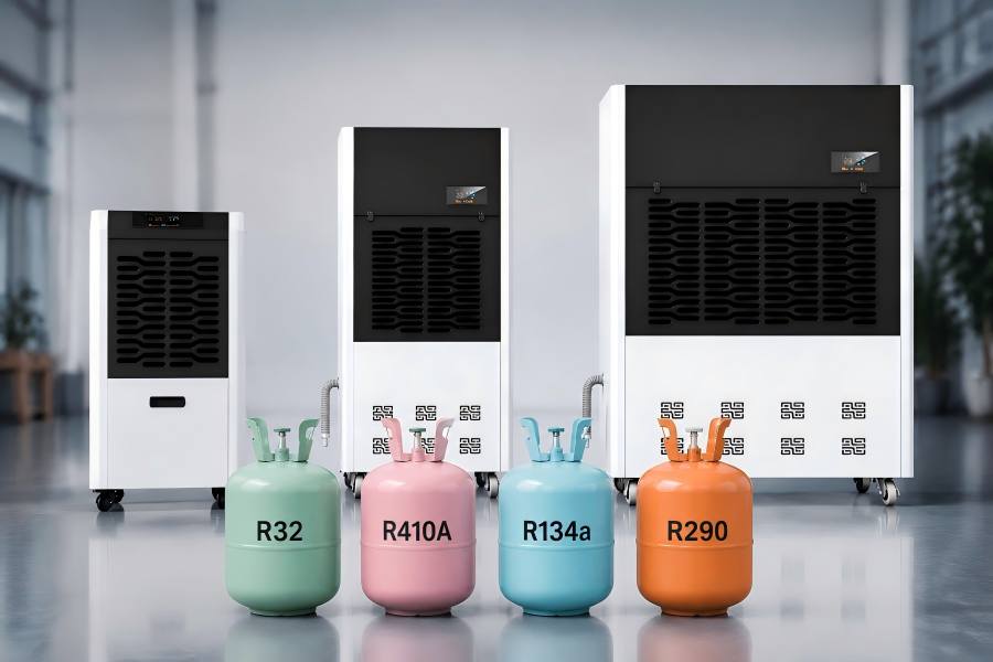R32 vs R410A vs R134a vs R290 Refrigerants for Dehumidifier