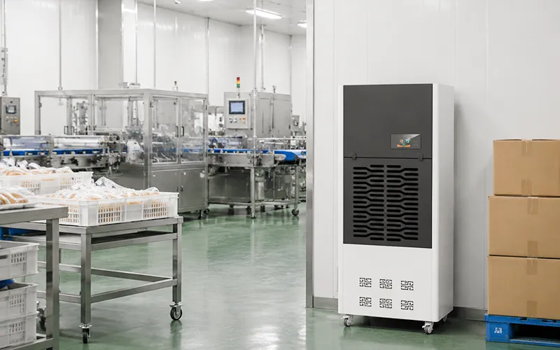 Refrigerant Dehumidifier for Food Processing