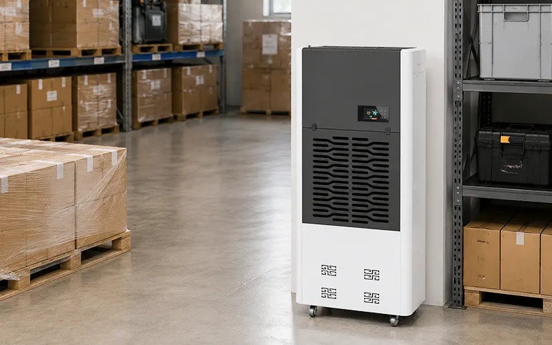 Refrigerant Dehumidifier for Warehouses Rooms