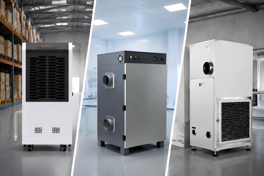 Refrigerant Dehumidifier vs. Desiccant Dehumidifier vs. Hybrid Dehumidifier