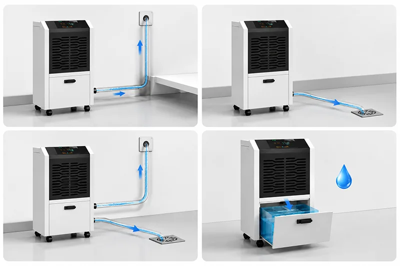 Available Drainage Methods for Commercial Dehumidifiers
