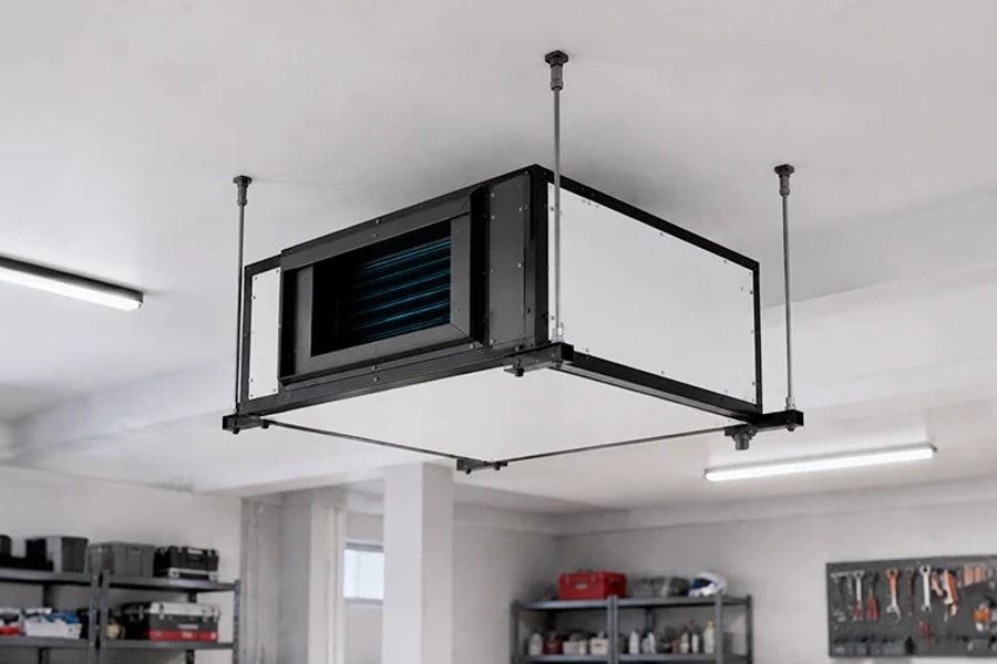 Ceiling mounted Dehumidifier Suspended Installation