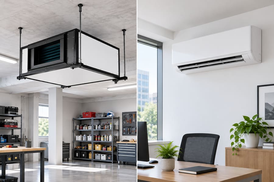 Ceiling mounted Dehumidifier vs Air Conditioner Cover