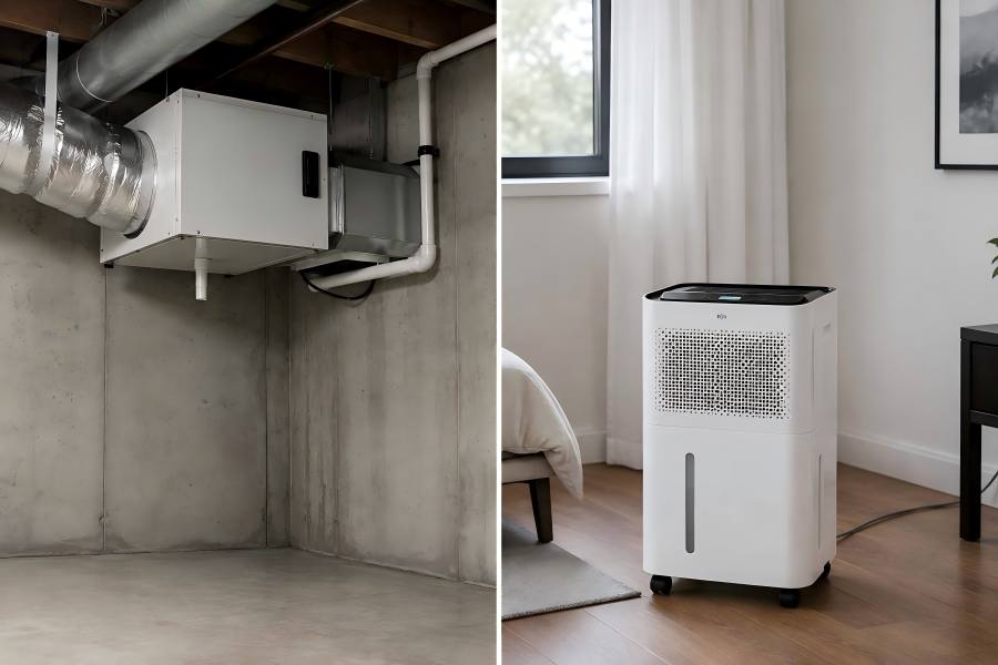 Dedicated vs. Portable Dehumidifier