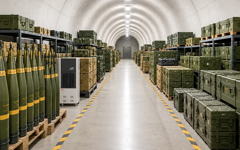 Defense & Military Storage Facilities Dehumidifier