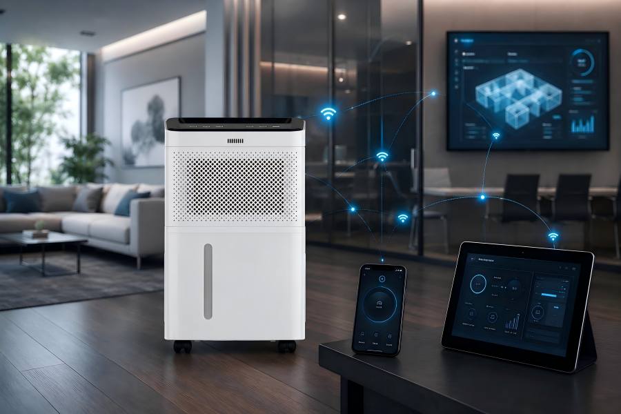 Dehumidifier Control Options with Bluetooth Wi-Fi Modbus & BACnet
