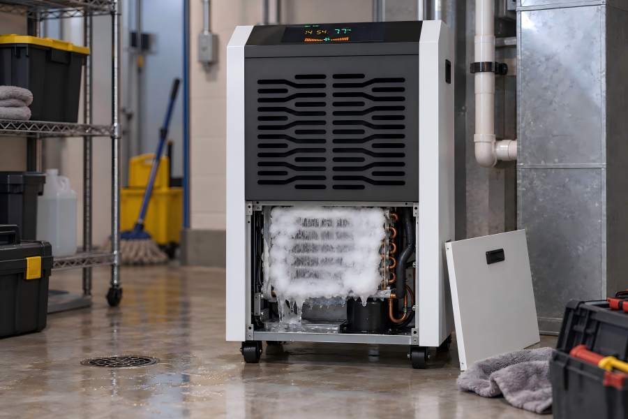 Dehumidifier Evaporator Coil Icing
