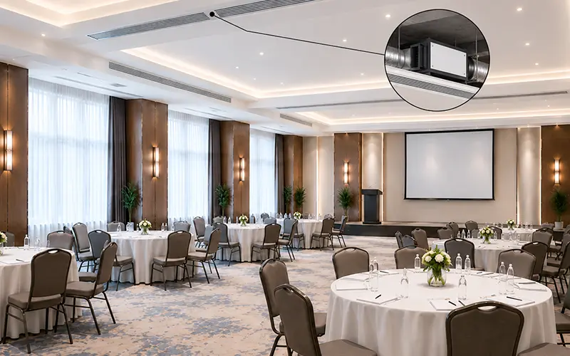 Dehumidifier for Hotel Conference & Banquet Hall