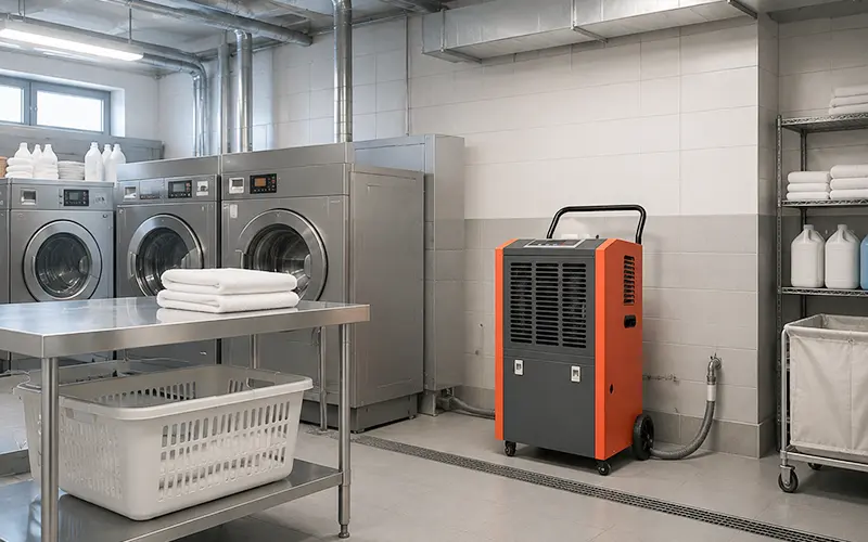 Dehumidifier for Hotel Laundry Room
