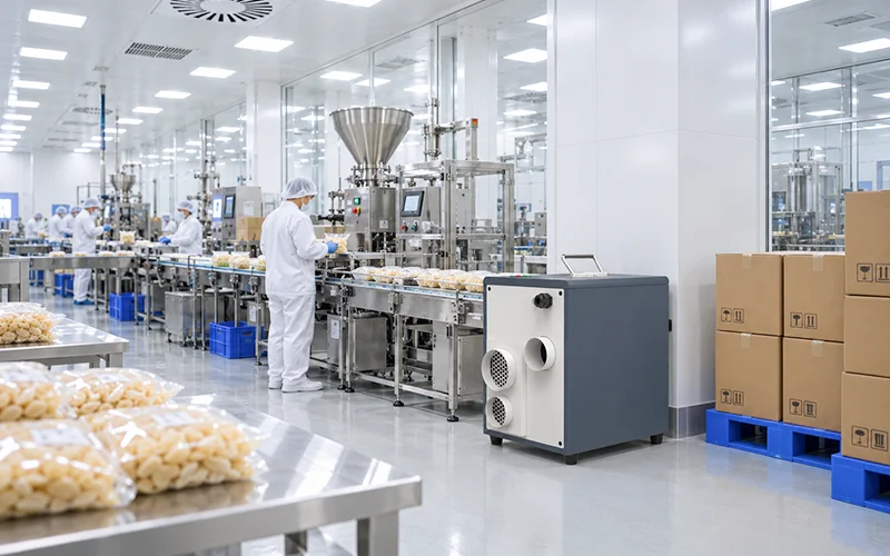 Desiccant Dehumidifier for Food Processing