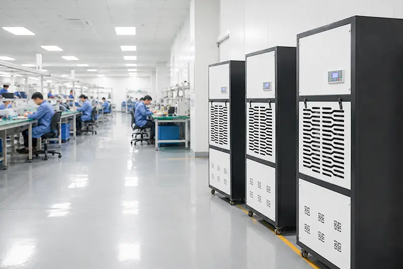 Electronics Manufacturing Dehumidifier Project Case
