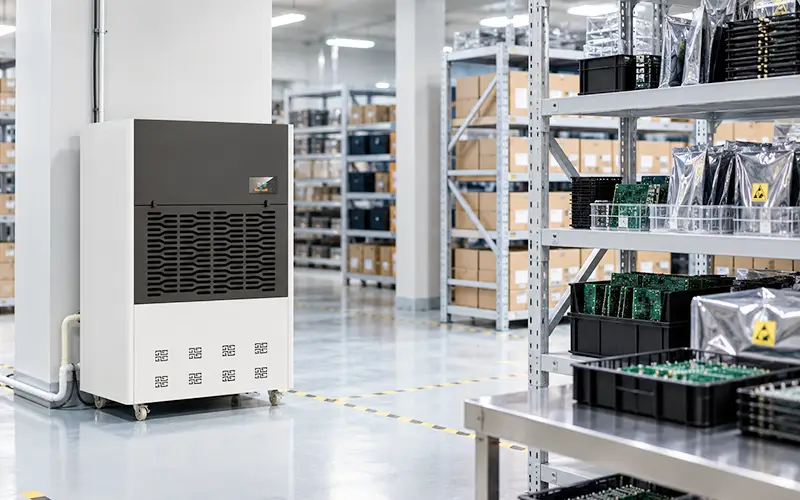 Electronics Warehouse Dehumidifier