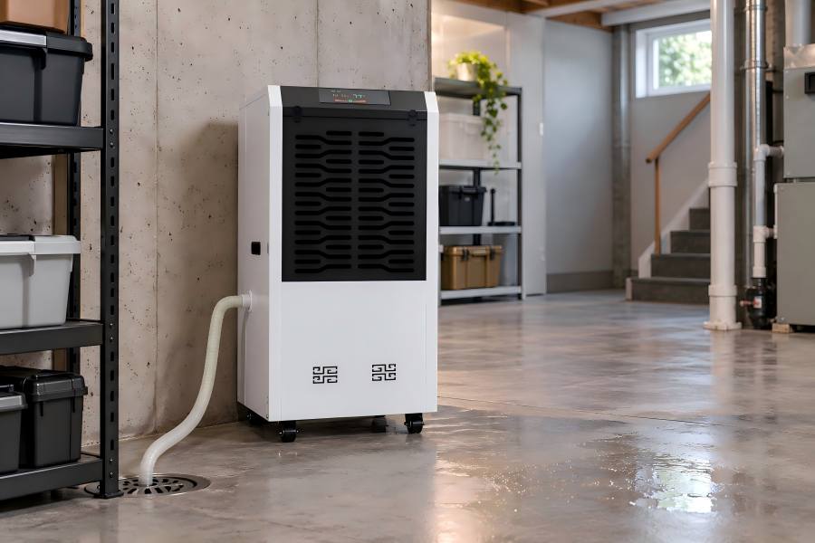 Gravity Drainage on a Dehumidifier