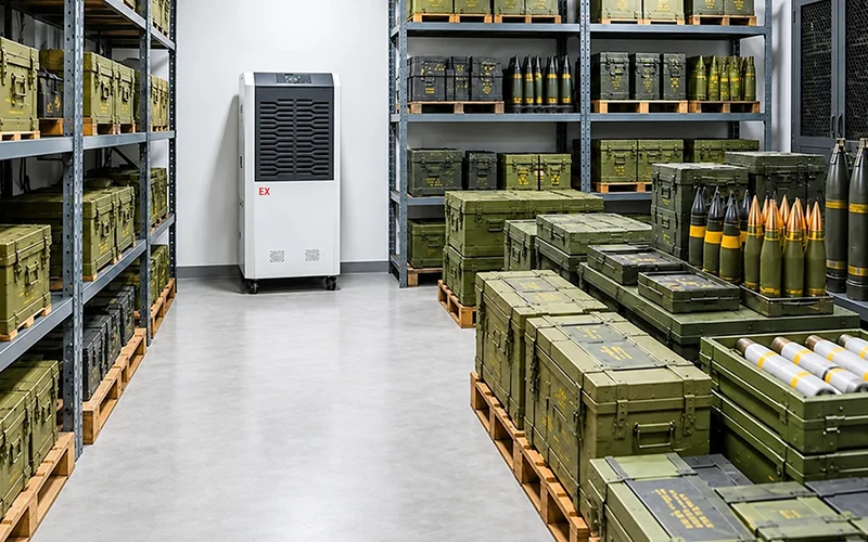 Indoor Ammunition Storage Dehumidifiers