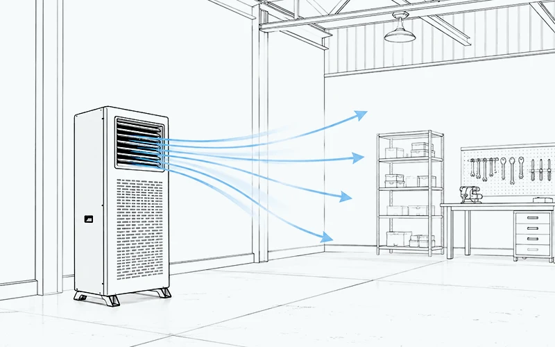 Industrial Dehumidifier Direct Air Supply