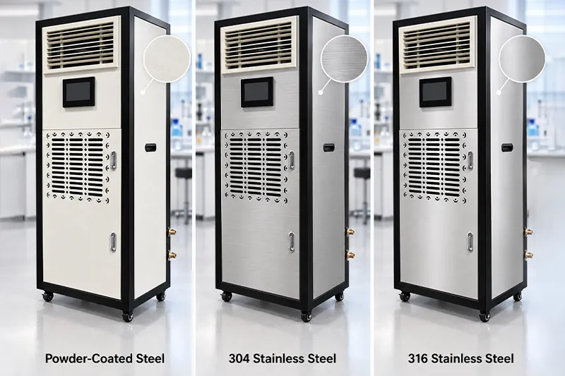 Laboratory Dehumidifier Cabinet Material Options