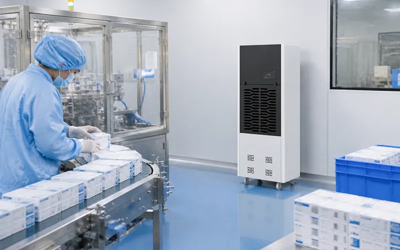 Pharmaceutical Dehumidifier for Packaging Room