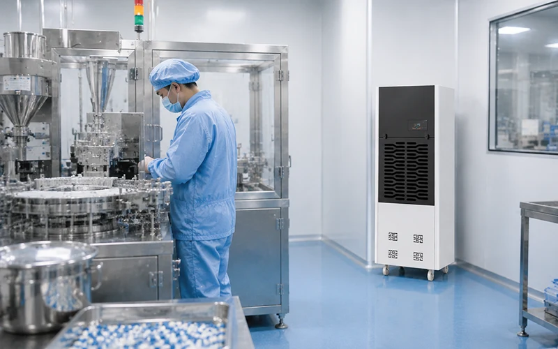 Pharmaceutical Dehumidifier for Tablet & Capsule Production Room