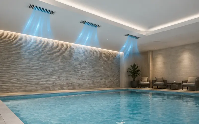 Pool Dehumidifier Ceiling Air Distribution