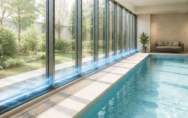 Pool Dehumidifier Perimeter Air Distribution