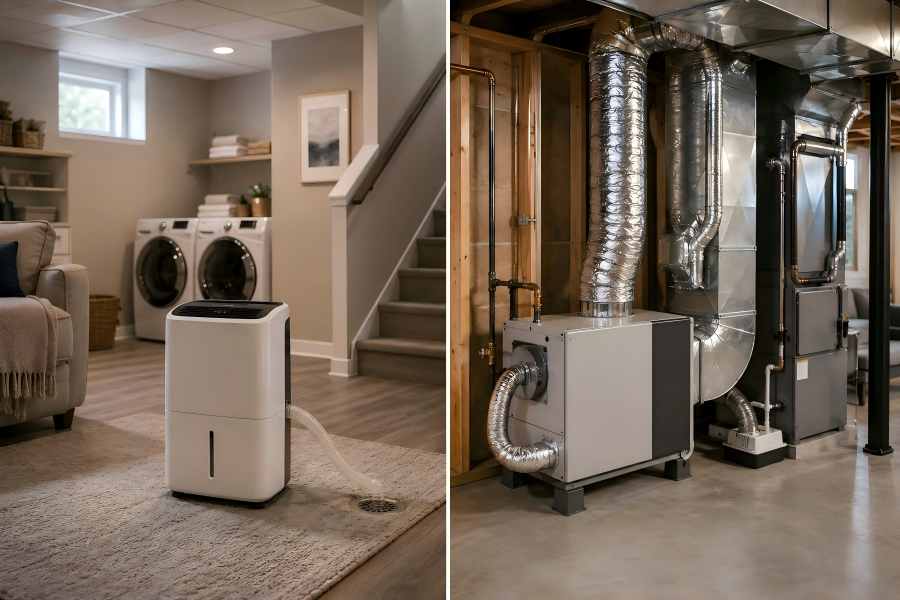 Portable vs. Whole-House Dehumidifiers for 247 Use
