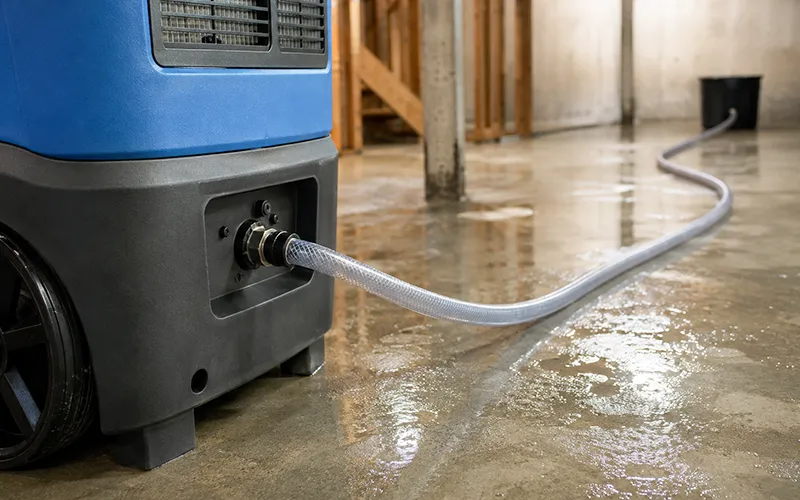 Restoration Dehumidifier Extended Drain Hose