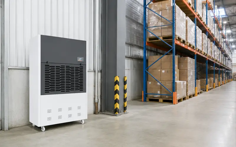 Warehouse Dehumidifier Floor Standing Installation