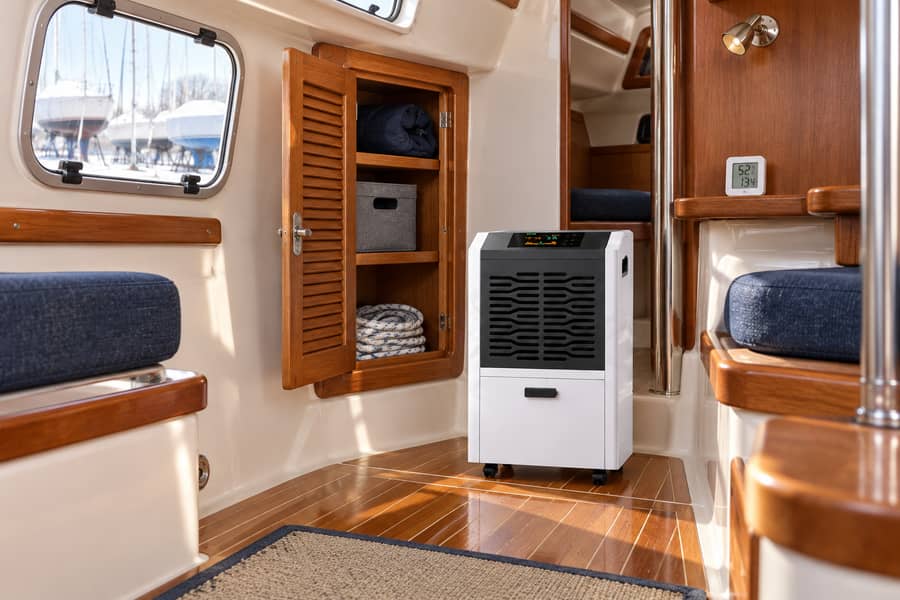 Boat Winter Storage Dehumidification