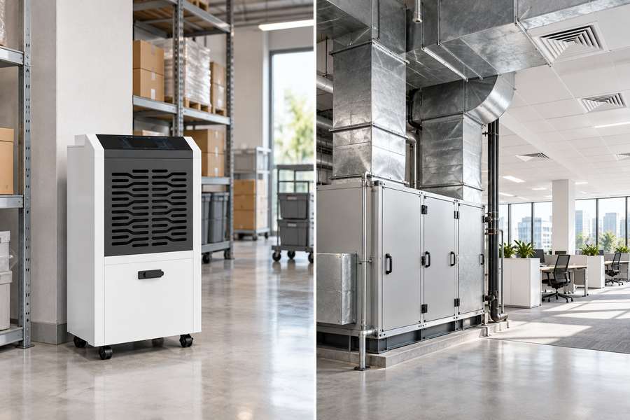 Commercial Dehumidifier Vs HVAC Dehumidification