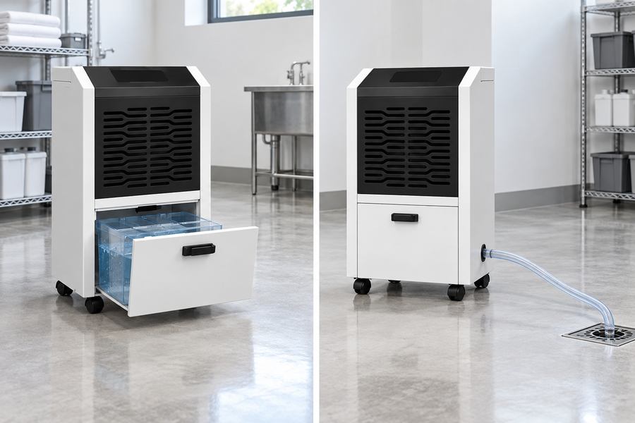 Commercial Dehumidifier Water Tank Vs Continuous Drainage