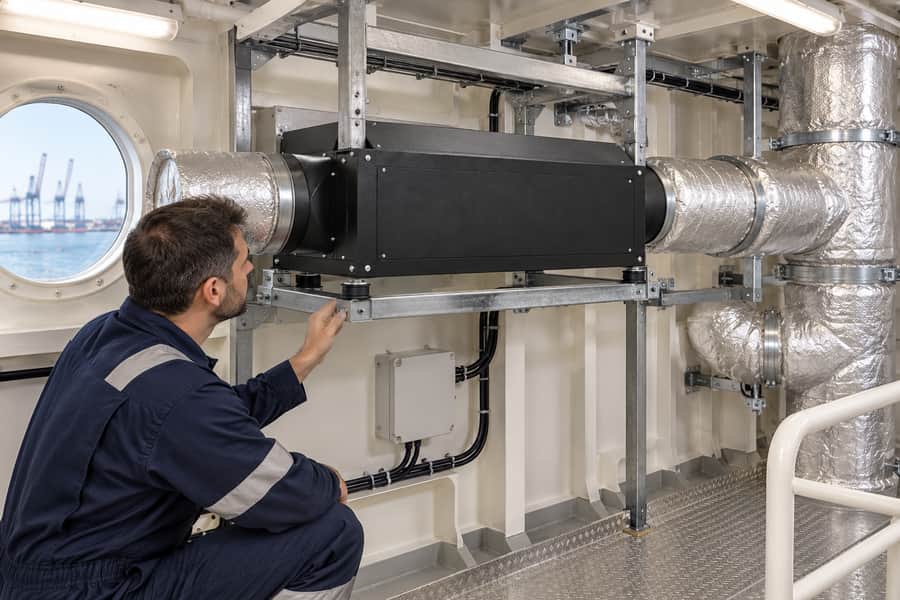 Commercial Vessel Ducted Dehumidifier