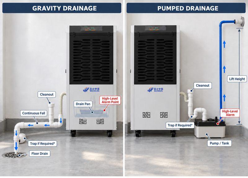 gravity-vs-pumped-drainage