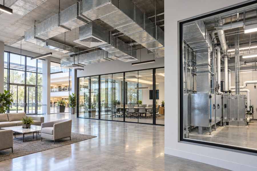 HVAC Dehumidification Office Air Distribution