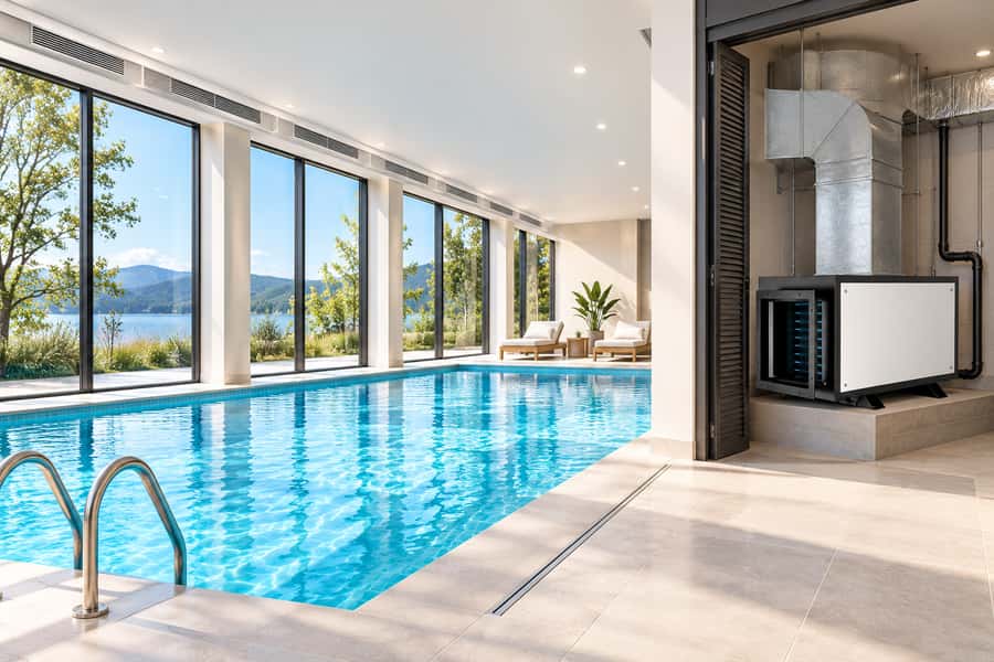 Indoor Pool Ceiling Air Distribution