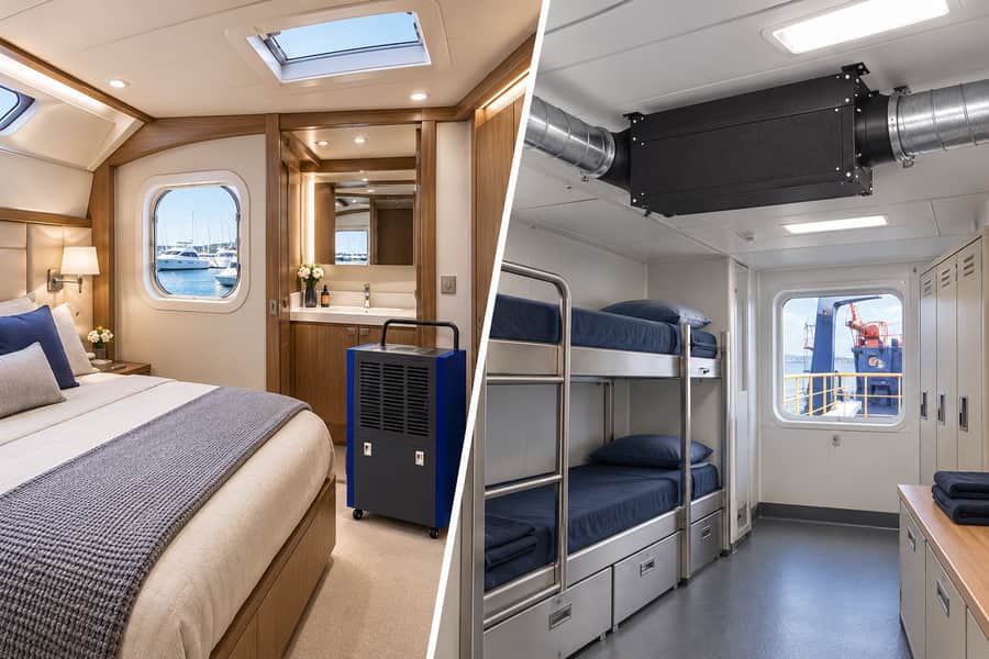 Marine Dehumidifiers For Different Vessel Types