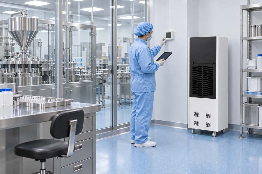 Pharmaceutical Dehumidifier Humidity Monitoring Pharmaceutical Dehumidifier Humidity Monitoring
